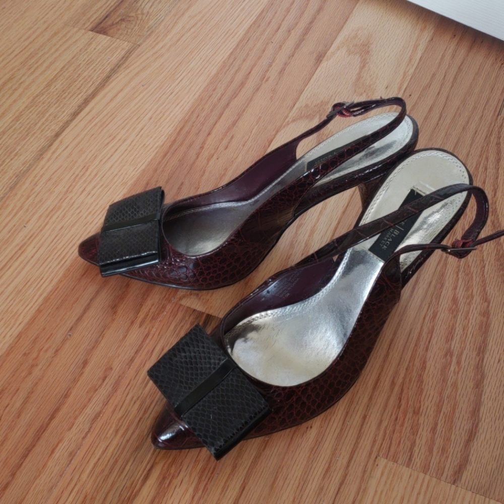 Whbm Ruby Slide Slingback With Bow - image 2